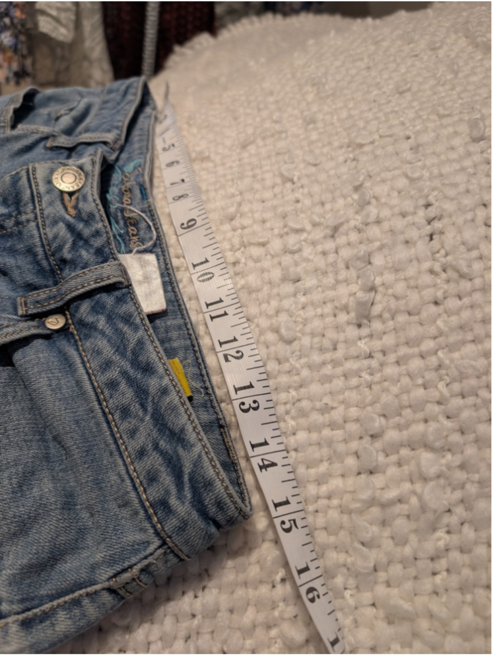 725 - Santana Jeans Y2K Size 30 Embroidered Floral Bootcut Flare Jeans - Picture 8 of 10